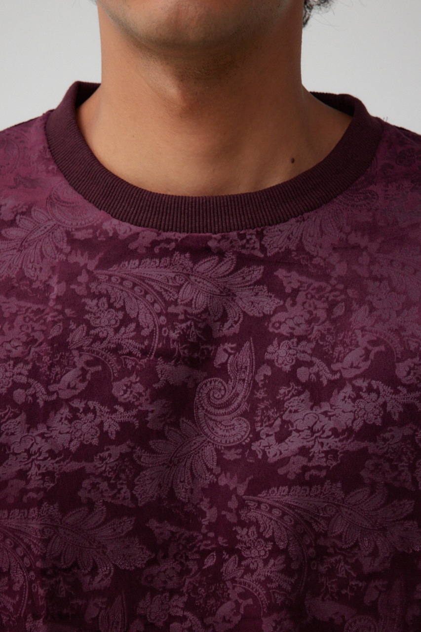 フェイクスウェードエンボスプルオーバー 柄BRD FREE