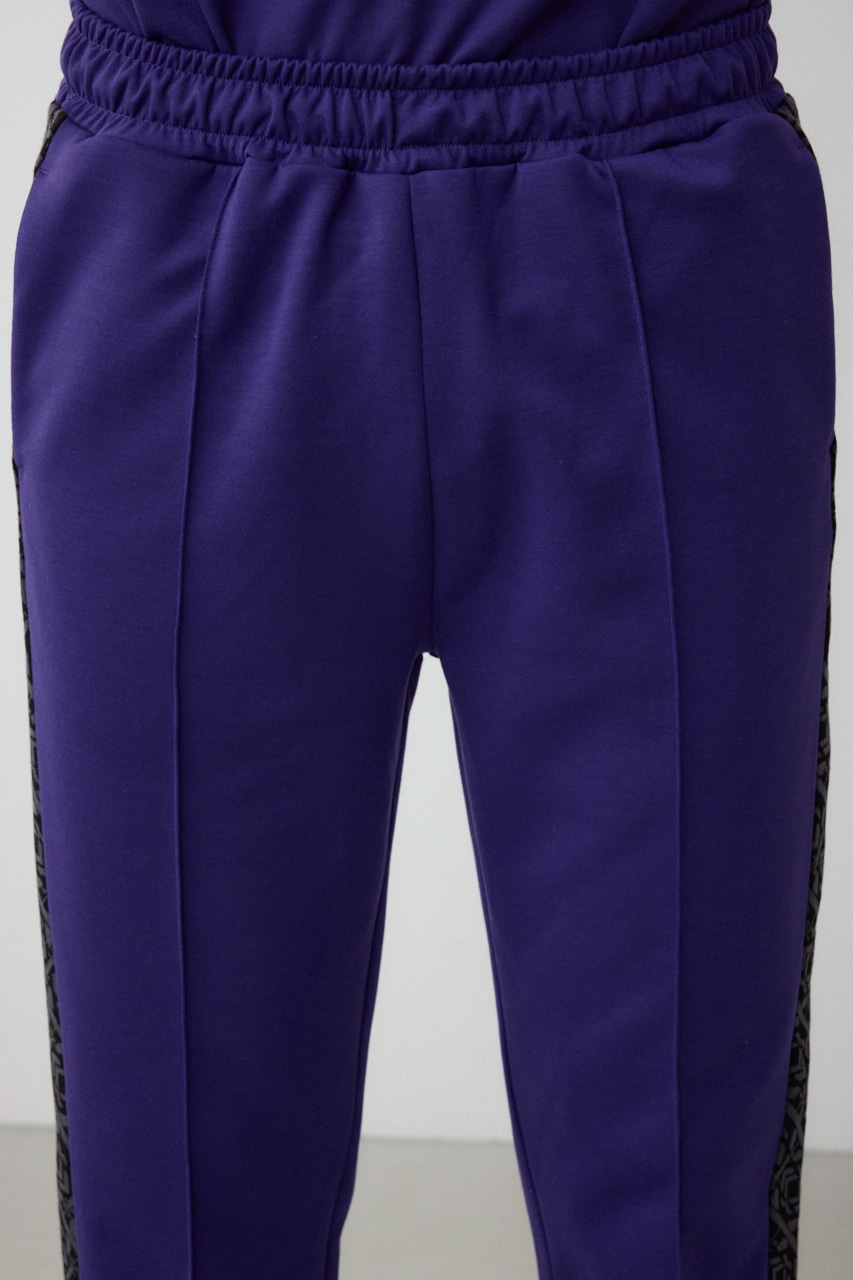 ジャガードラインカットトラウザー D/PUR FREE