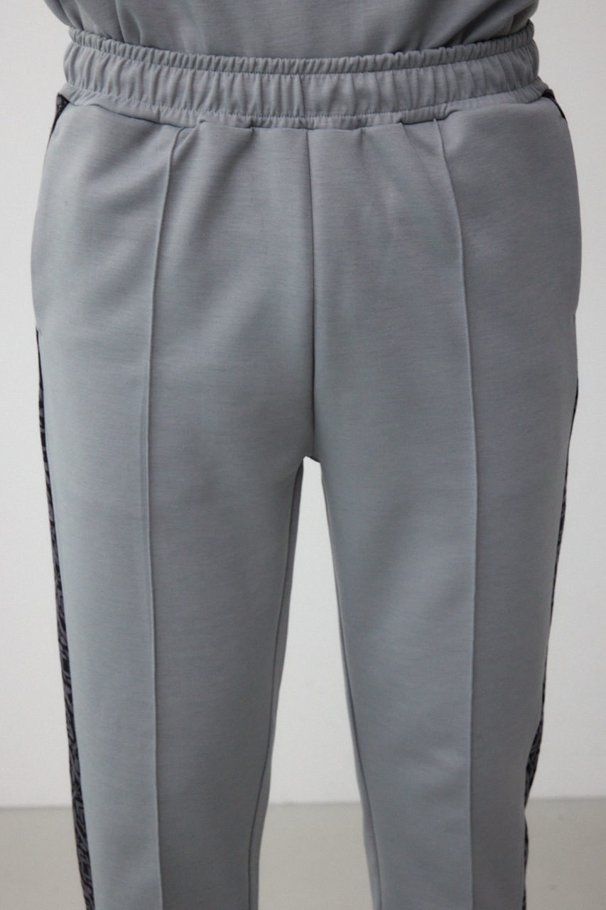 ジャガードラインカットトラウザー GRY FREE