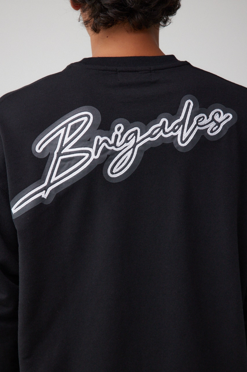 バックロゴビッグトップス BLK FREE