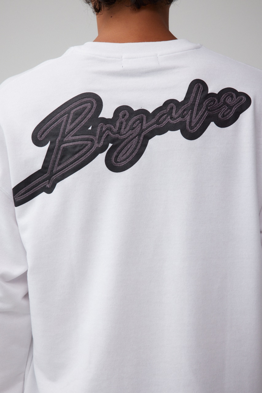 バックロゴビッグトップス WHT FREE