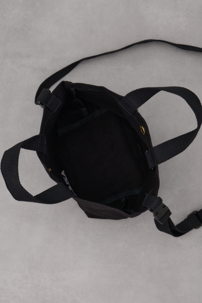 キャンバス2WAYミニバッグ BLK FREE