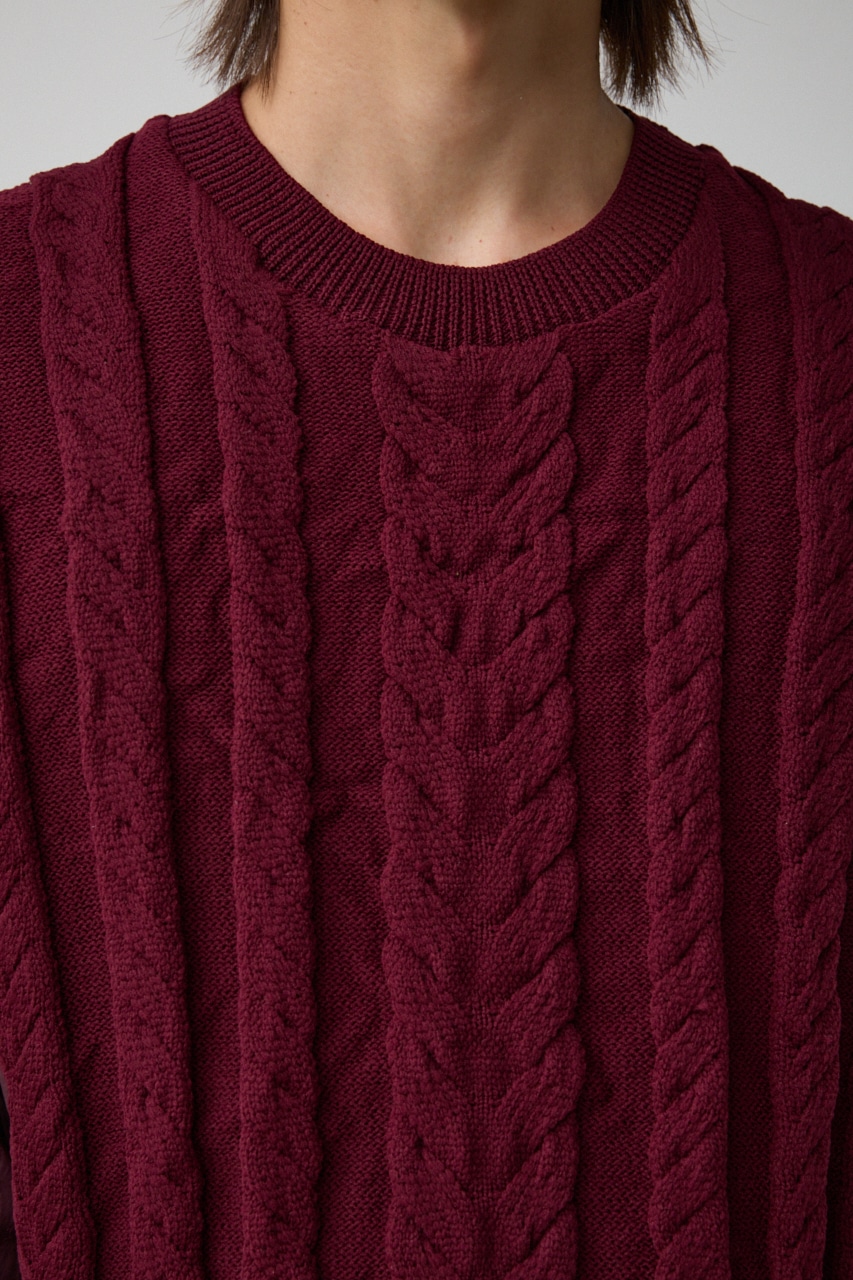 スウィッチングコンビネーションニット BRD FREE