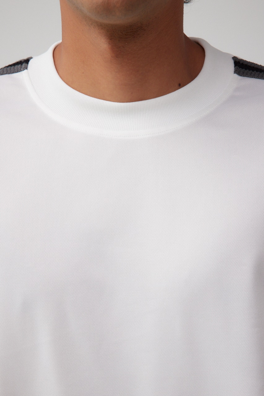 ラインジャージートップス WHT FREE