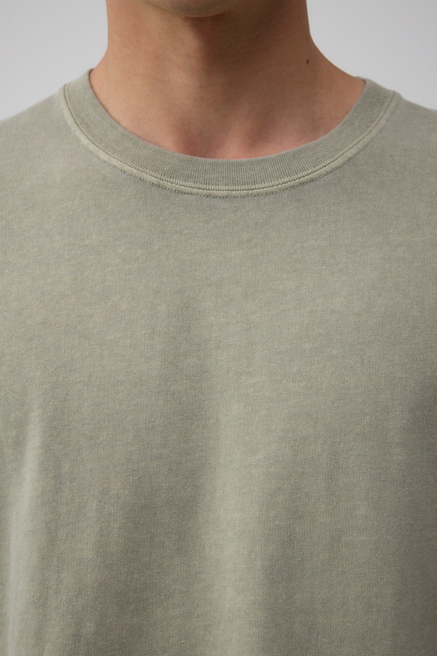 ピグメントサイドスリットTEE L/KHA L