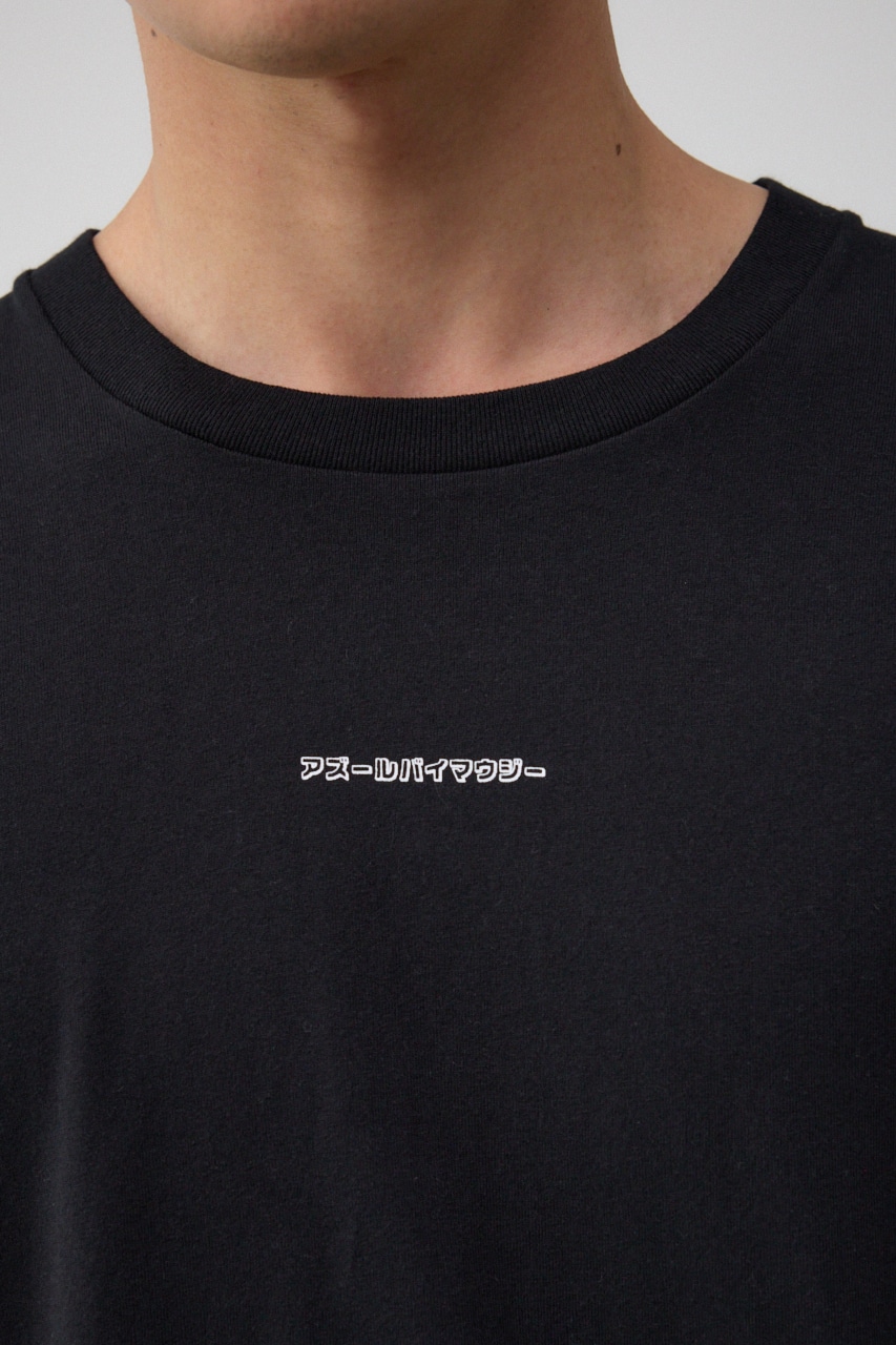 アズールバイマウジーロゴTシャツ BLK L