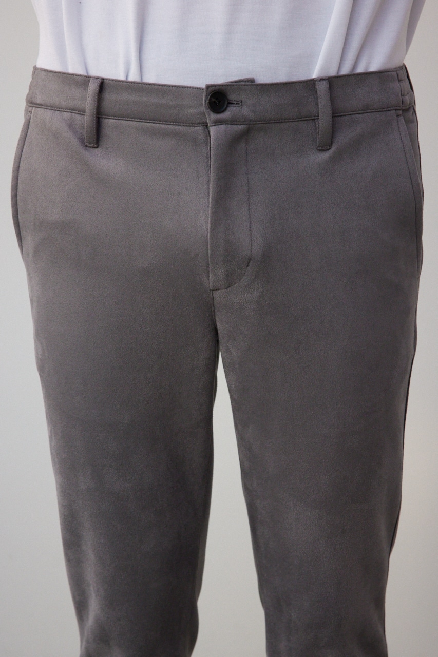 プリマベーラフェイクスウェードパンツ GRY M
