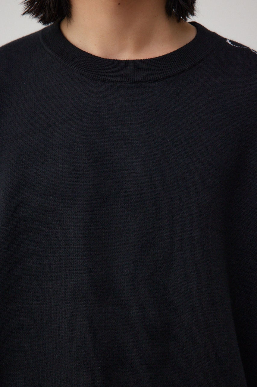 ENTHUSIAM オーバーサイズニット BLK FREE