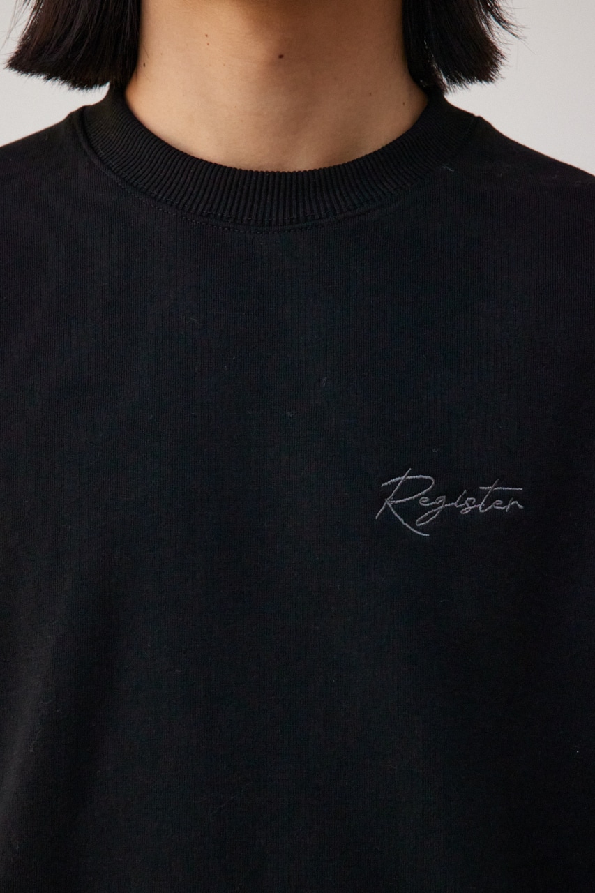 3D刺繍バックグラフィックスウェット BLK FREE