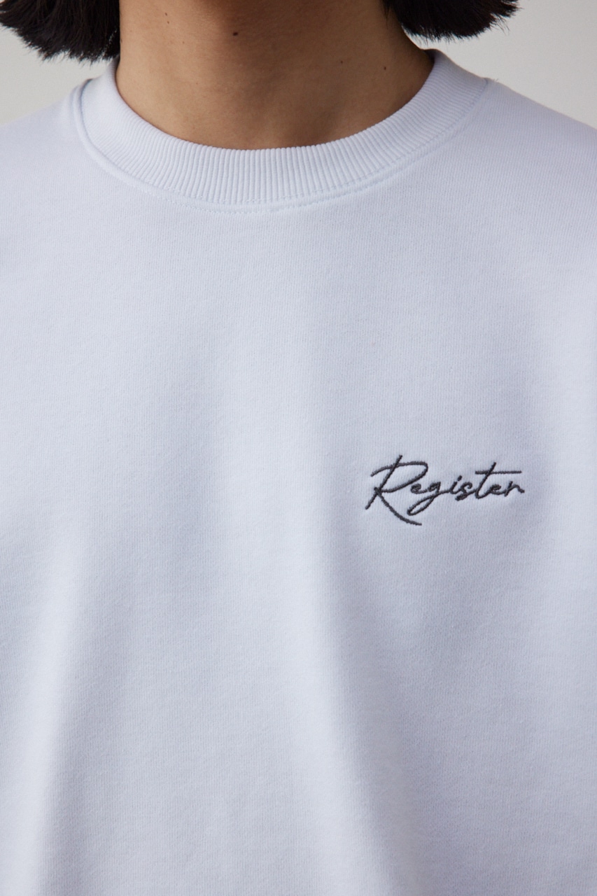 3D刺繍バックグラフィックスウェット WHT FREE