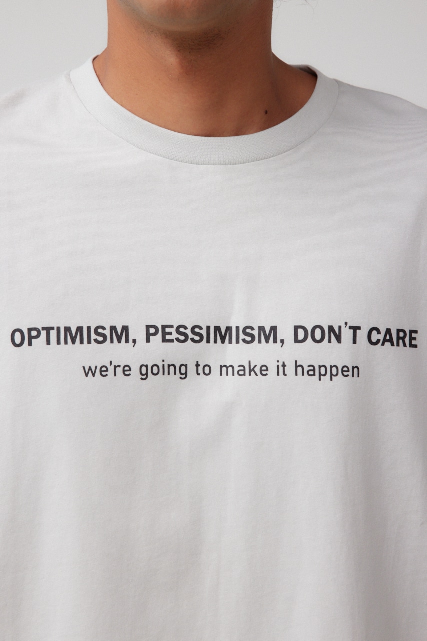 フロントロゴベーシックプリントTEE GRY M