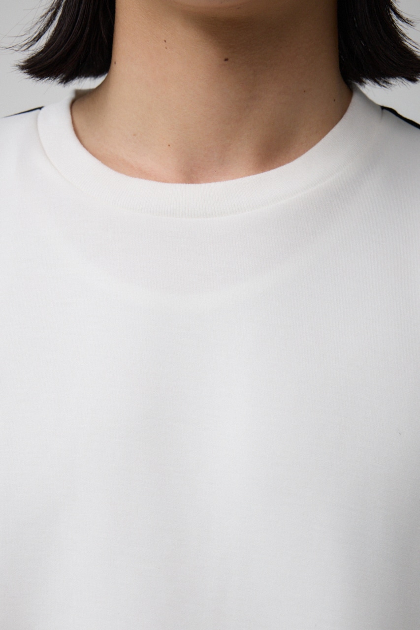 スウィッチングビッグTシャツ 柄WHT FREE