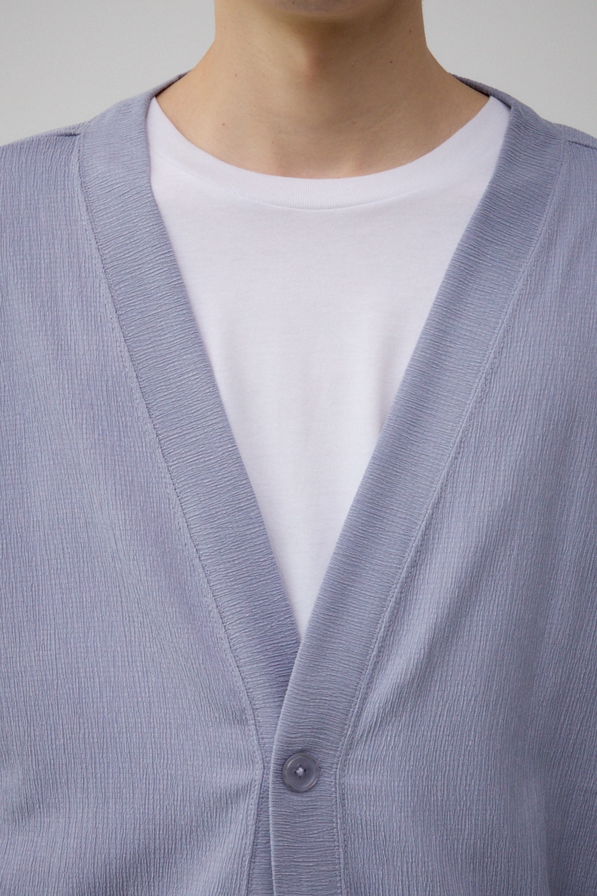 楊柳1ボタンカーディガン L/PUR M