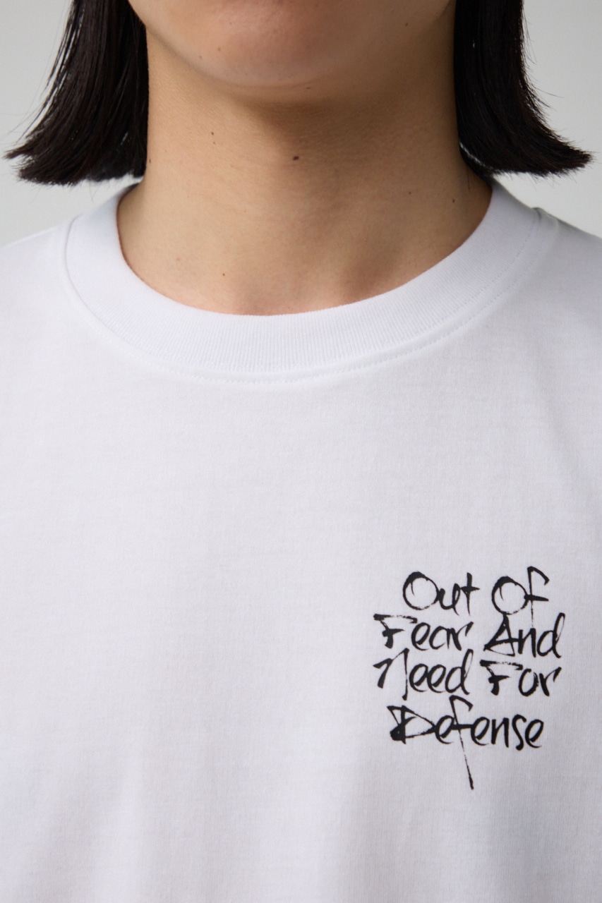 スリーフォトバックTEE WHT S