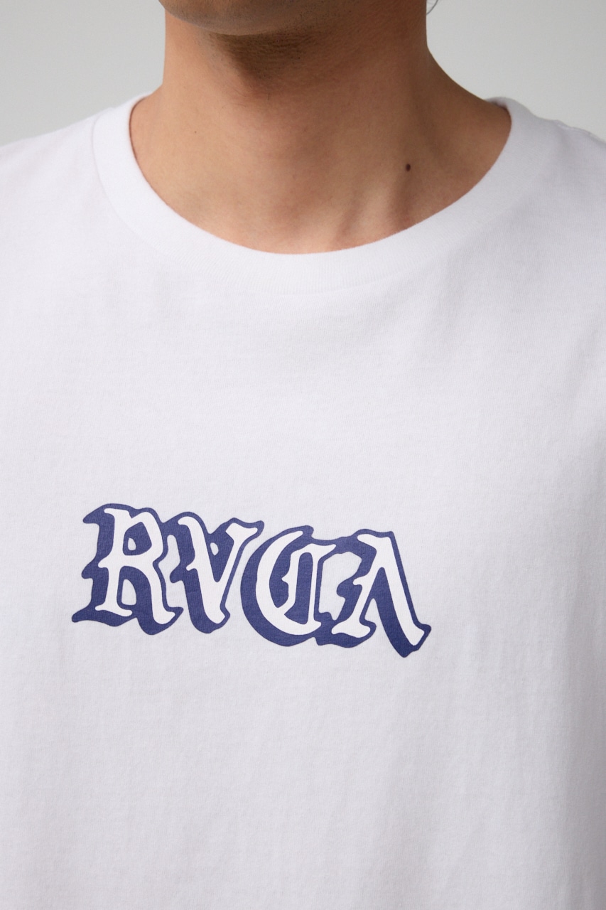 RVCA×AZUL バックフォトT WHT FREE