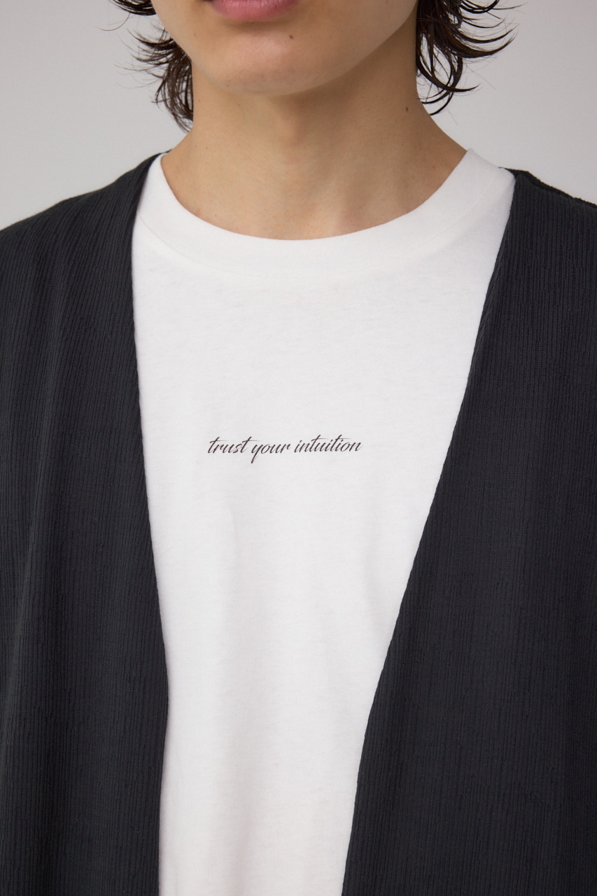 ライトトッパーセットトップス BLK L