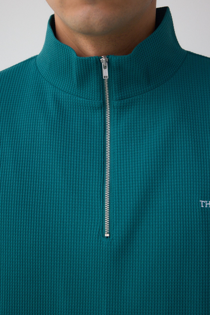 AZUL BY MOUSSY | ワッフルハーフジッププルオーバー (Tシャツ