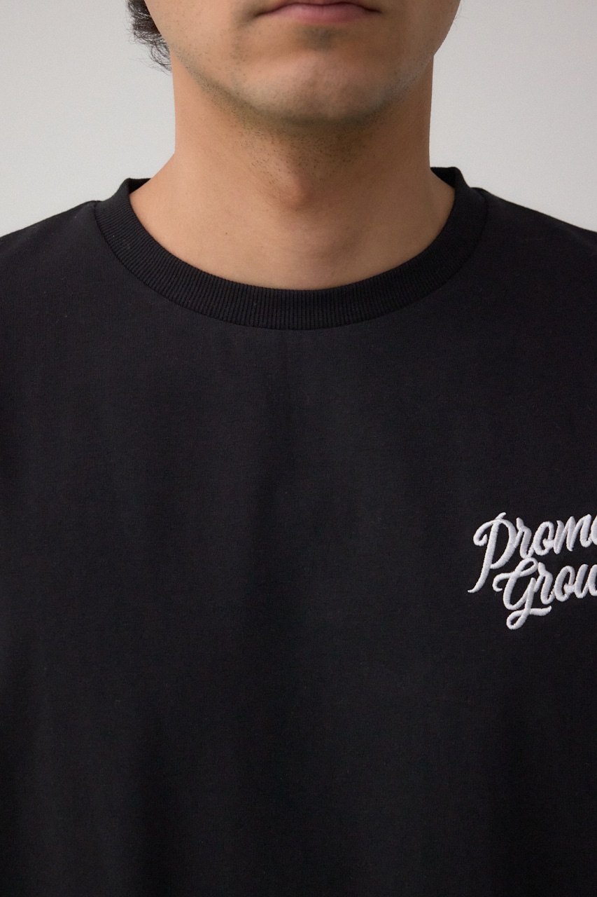 d.i.a フード付きゴールドプリントTシャツ 背中見せ peche プリントTシャツ 半袖 | deux C(ドゥ・セー)公式