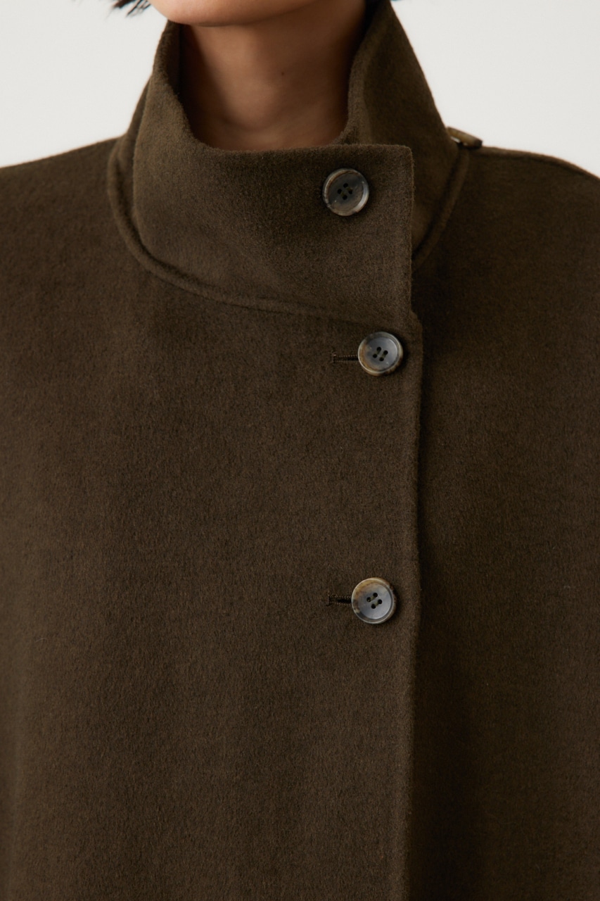 スタンドネックポンチョ KHA FREE