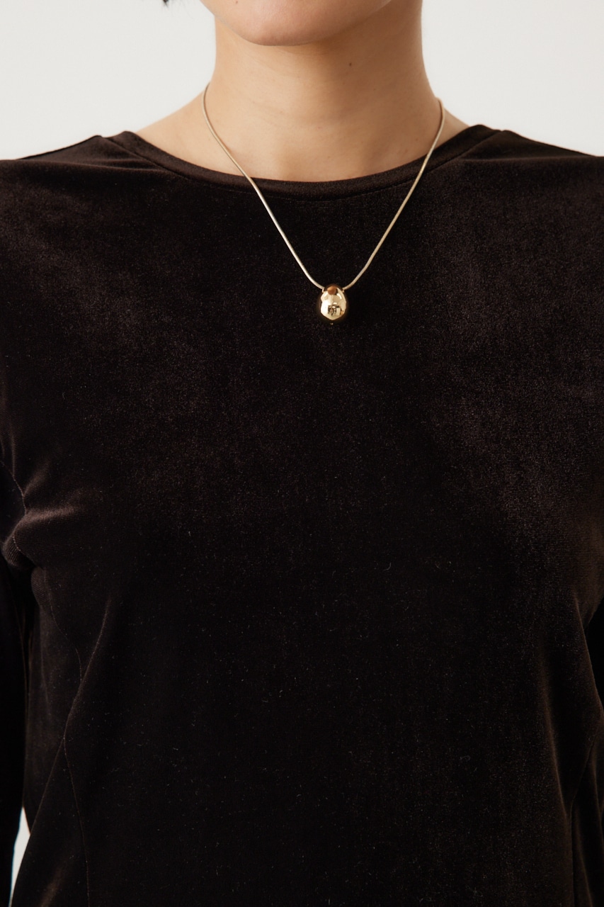 2WAYベロアトップス BRN FREE