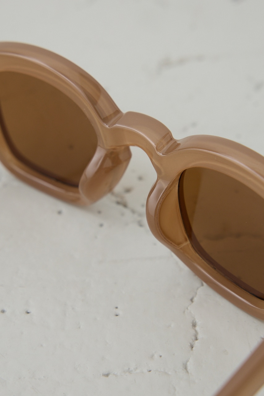 ラウンドサングラス BEG FREE