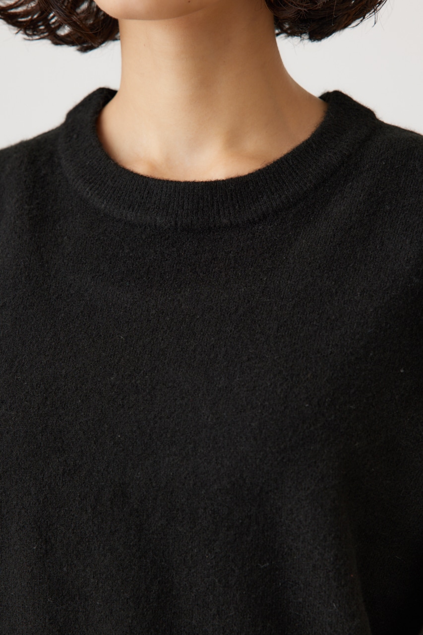 タックスリーブニット BLK FREE