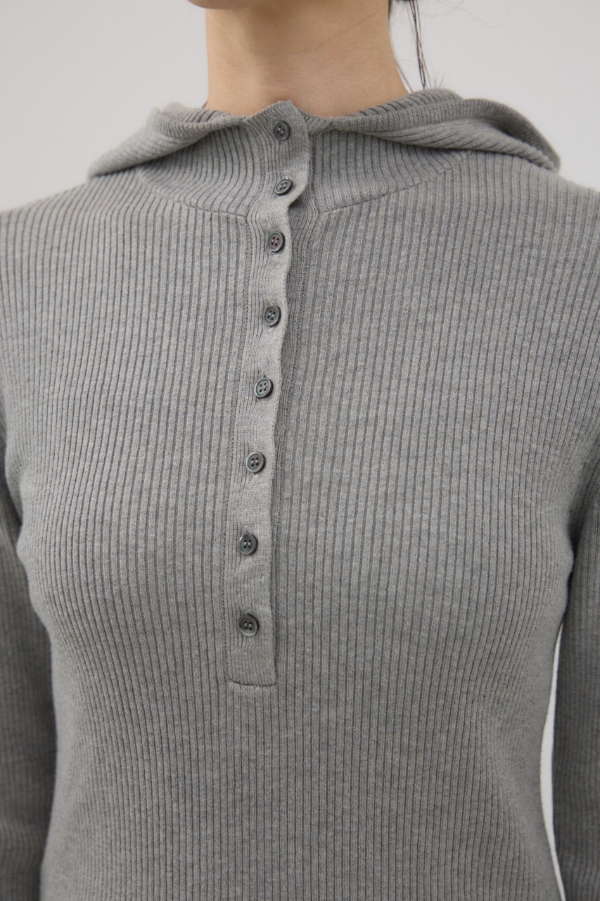 バラクラバニットプルオーバー GRY FREE