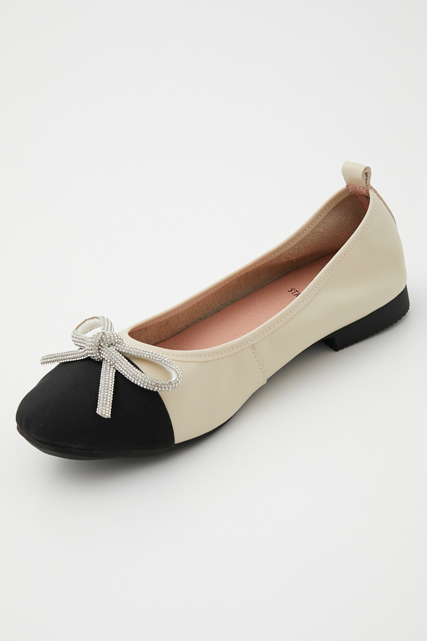 エリーゼバレエシューズ 柄WHT 24.0cm