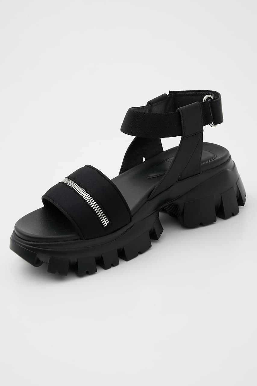 ダイバーラギッドソールサンダル BLK 24.0cm