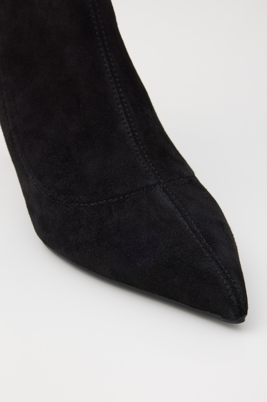 ラックシルキータッチブーティー D/BLK 23.5cm