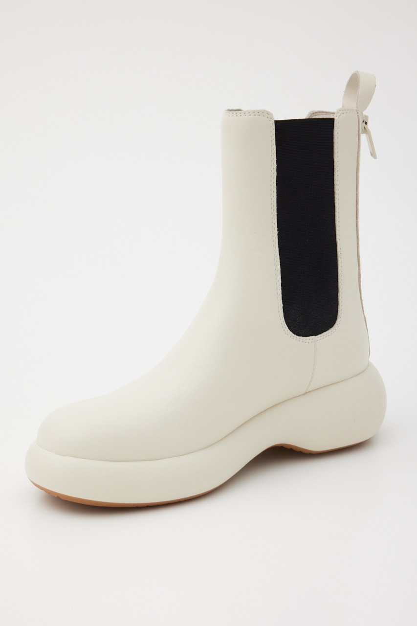 ココナチェルシーポットブーツ WHT 23.5cm