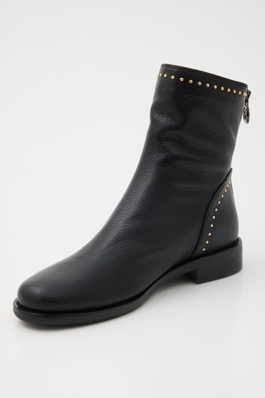 インボアスタッズミドルブーツ BLK 24.5cm