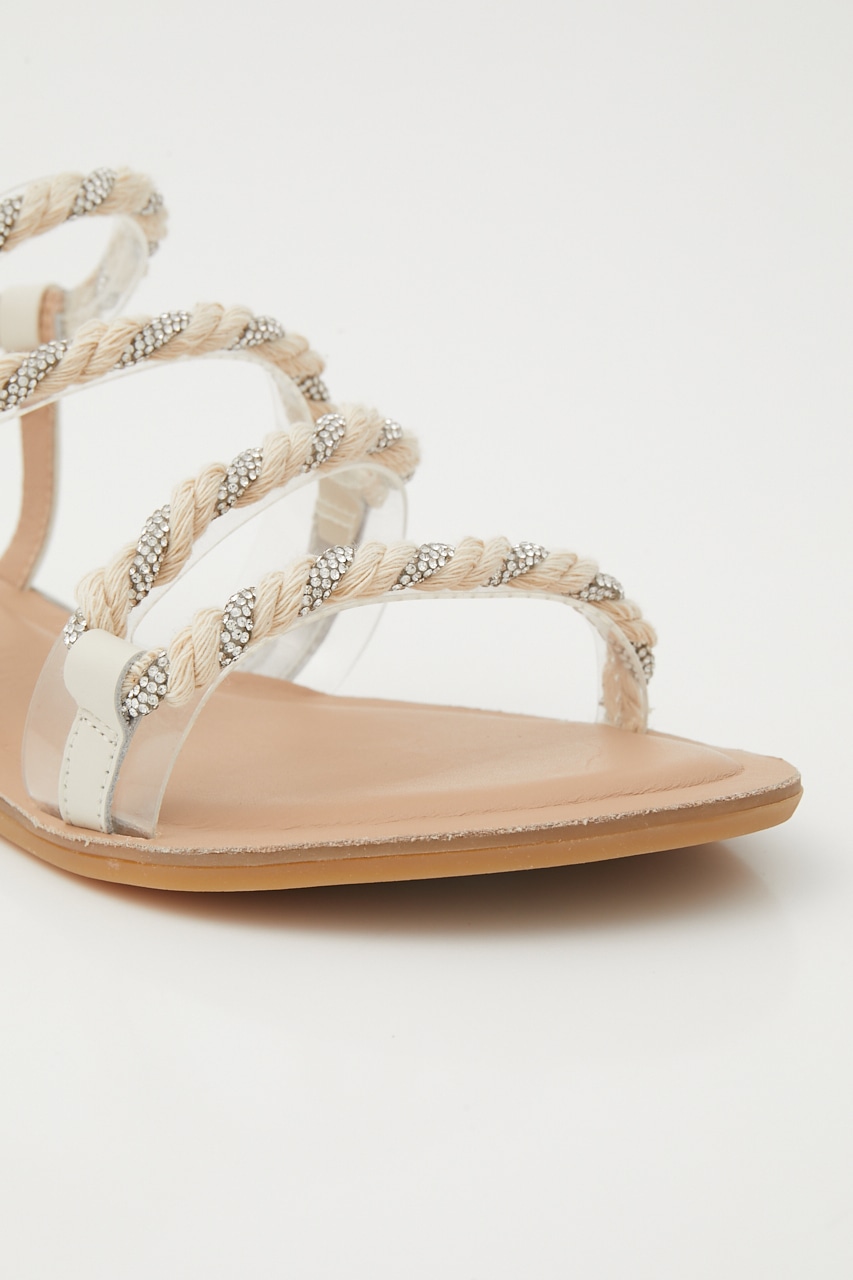 ツイストMIXロープフラット SLV 23.0cm