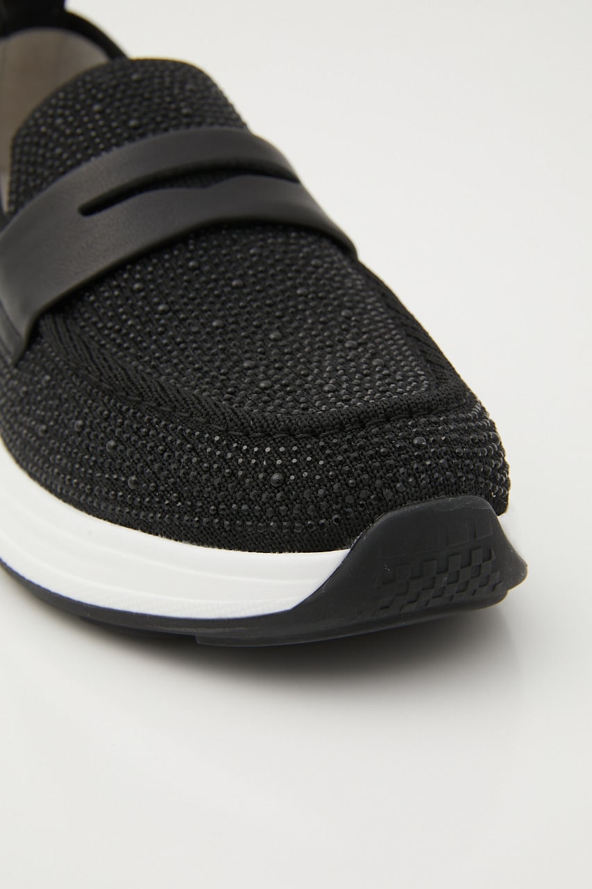 ノアローファーライクスリッポン BLK 22.0cm