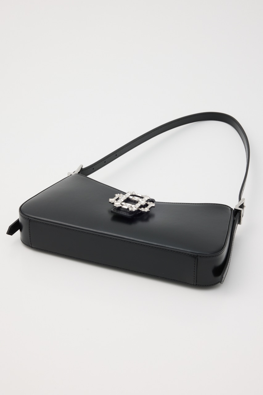 クリスタルハンドバッグ BLK FREE
