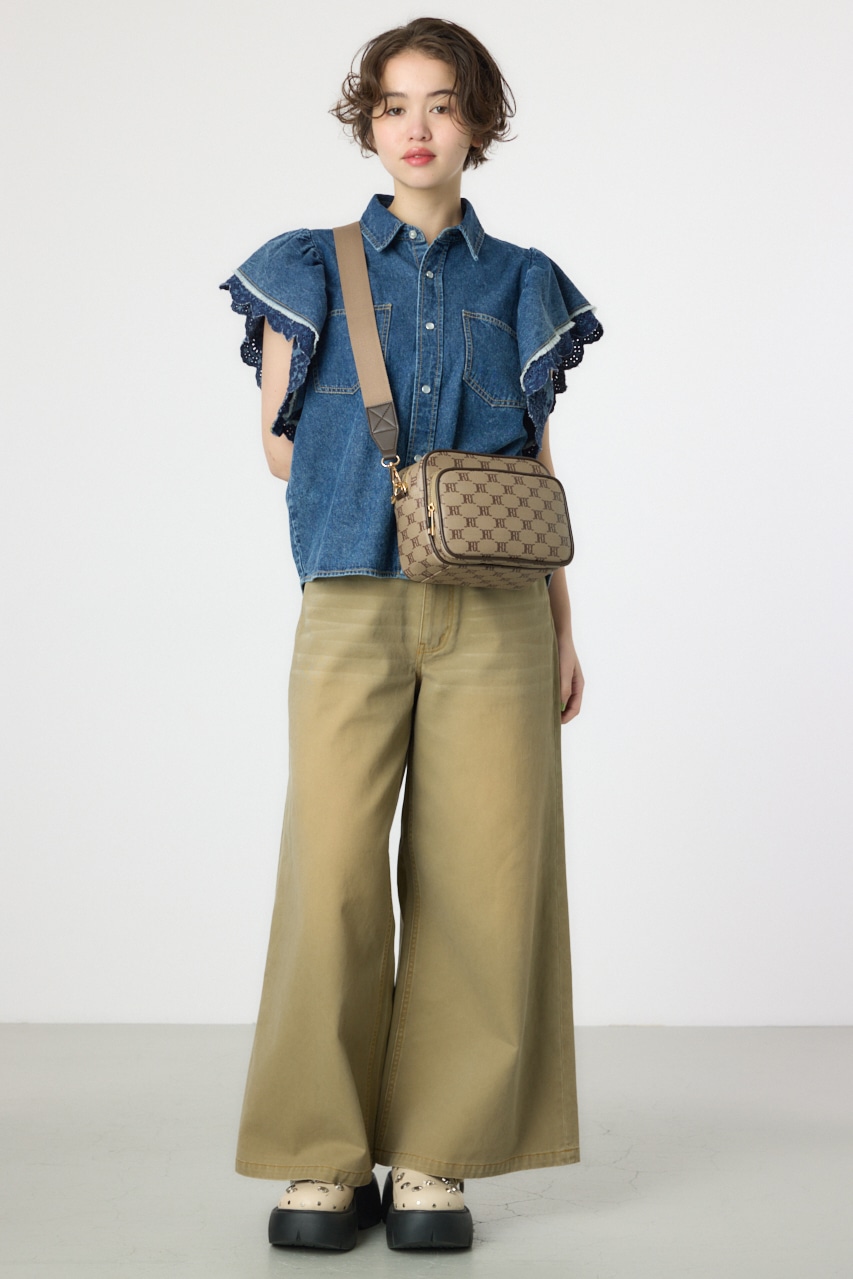 クラシックショルダーバッグ 柄BRN FREE