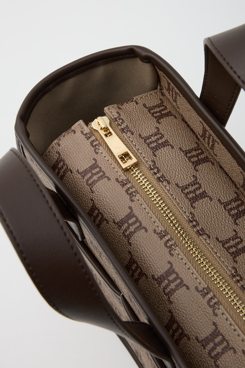 クラシック2WAYトート 柄BRN FREE