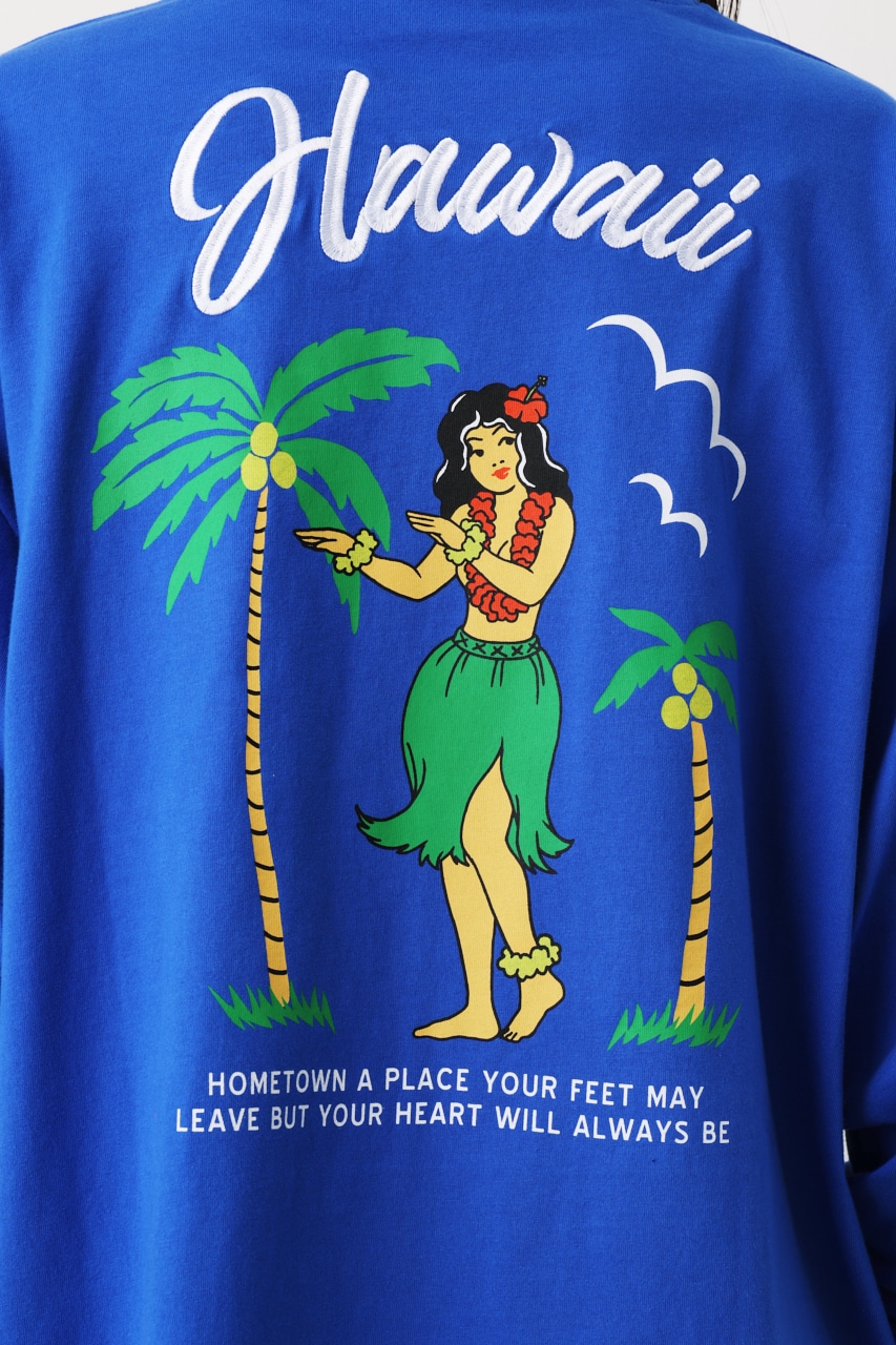 【一部店舗・WEB限定】Vintage World ロングTシャツ BLU FREE