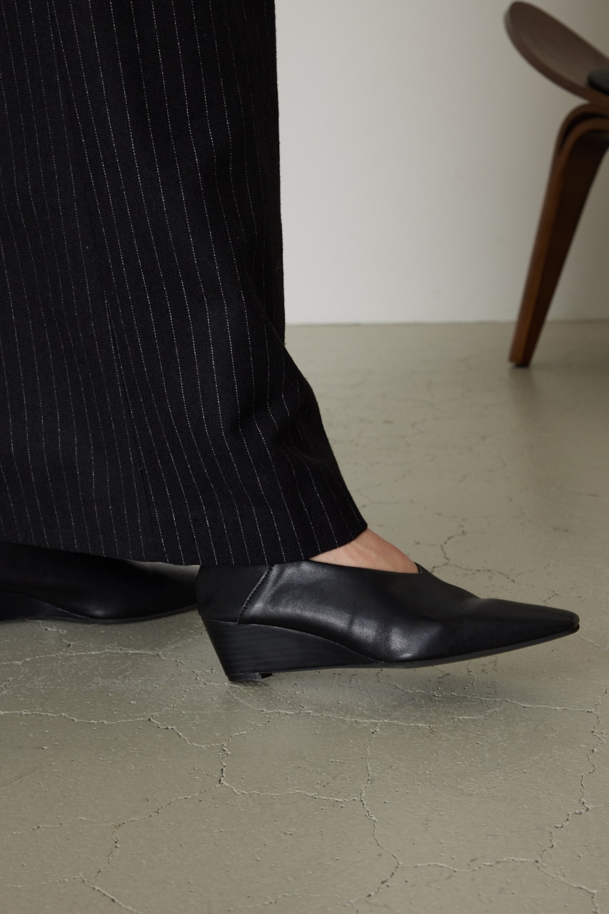 RIM.ARK | Angled heel square shoes (パンプス ) |SHEL&#039;TTER WEBSTORE