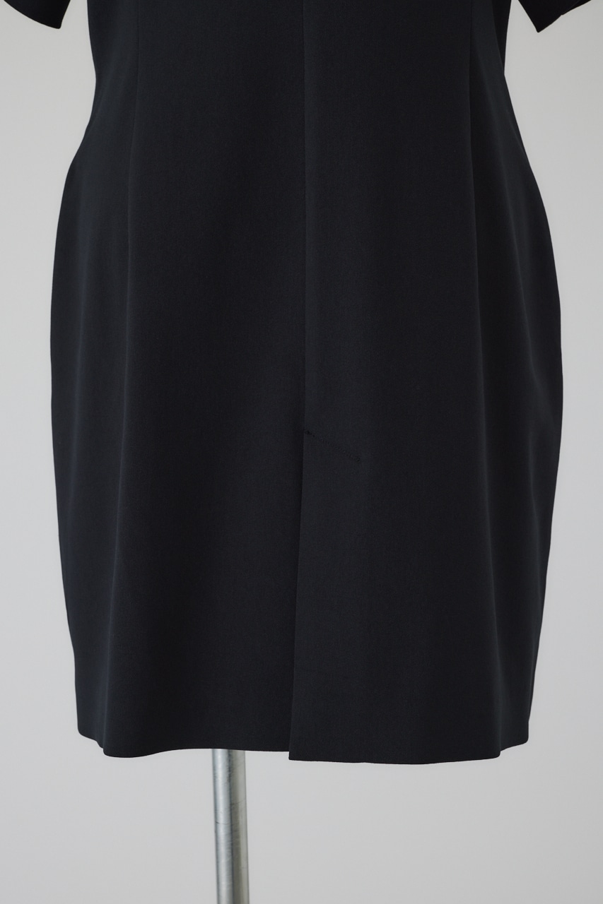 Double breasted middle JK BLK FREE