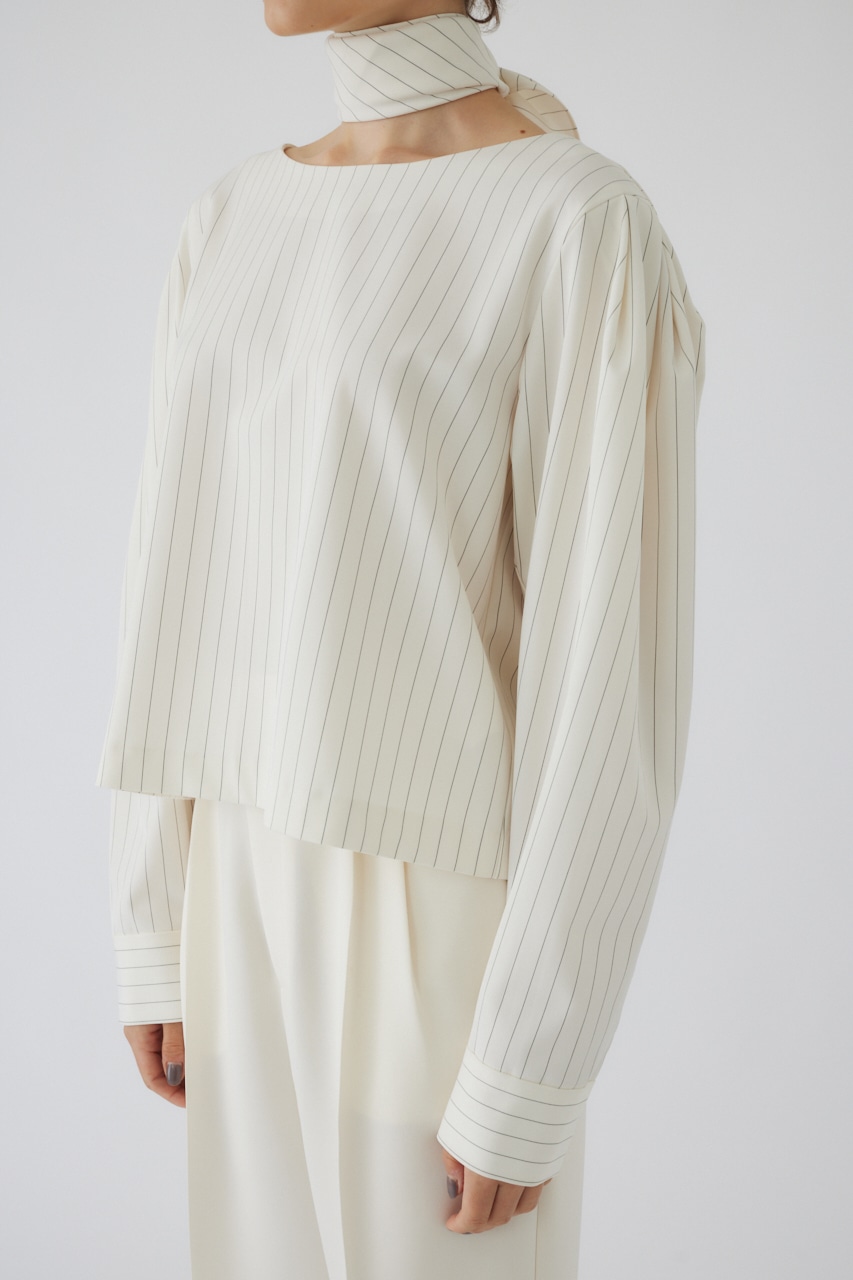 【LIMITED SALE】Shoulder volume scarf set IVOY FREE