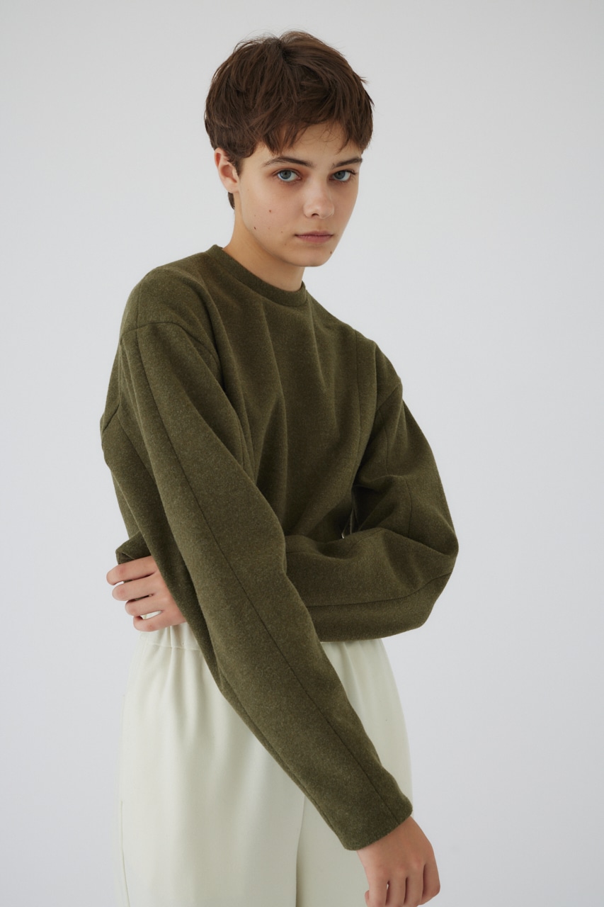 【LIMITED SALE】Warming jersey cropped PO KHA FREE