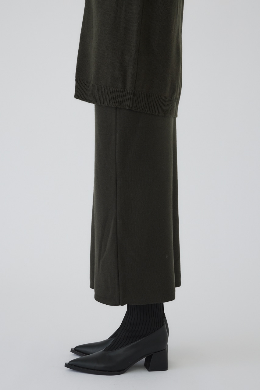 4type basic knit SK D/GRN 36