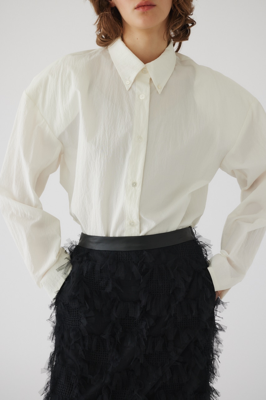 【LIMITED SALE】Power shoulder SH WHT FREE