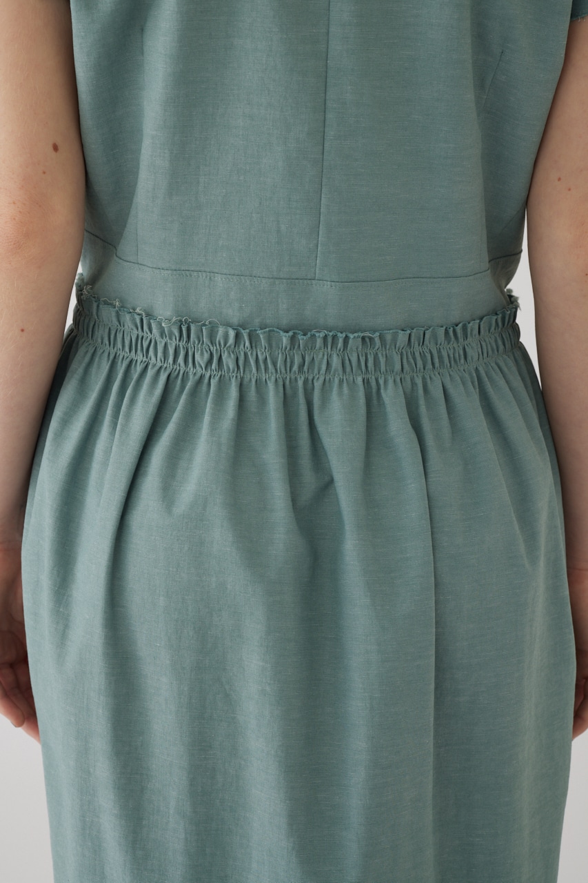 Waist narrow long dress L/BLU 38