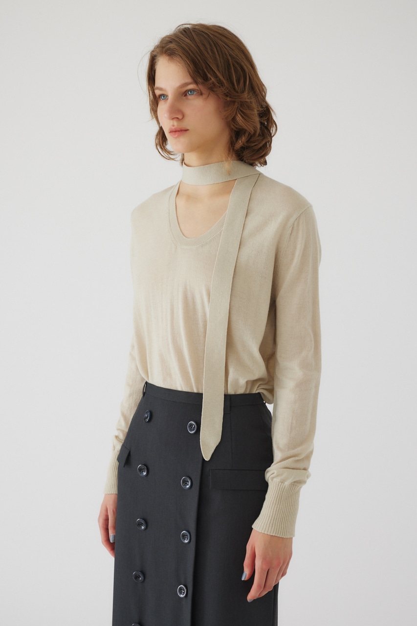 【LIMITED SALE】Classic tie knit L/BEG FREE