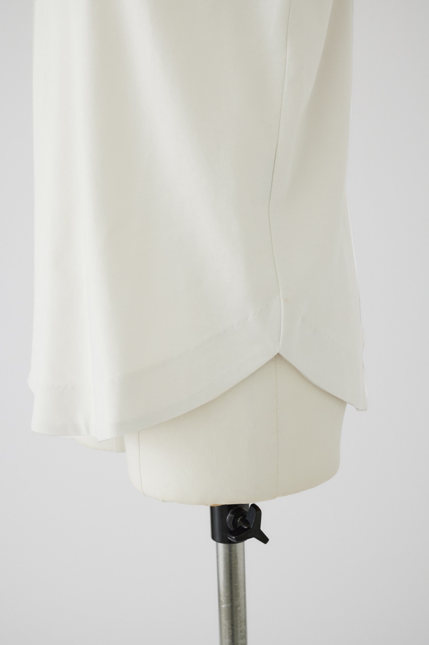 Mannish nosleeve cut tops WHT FREE