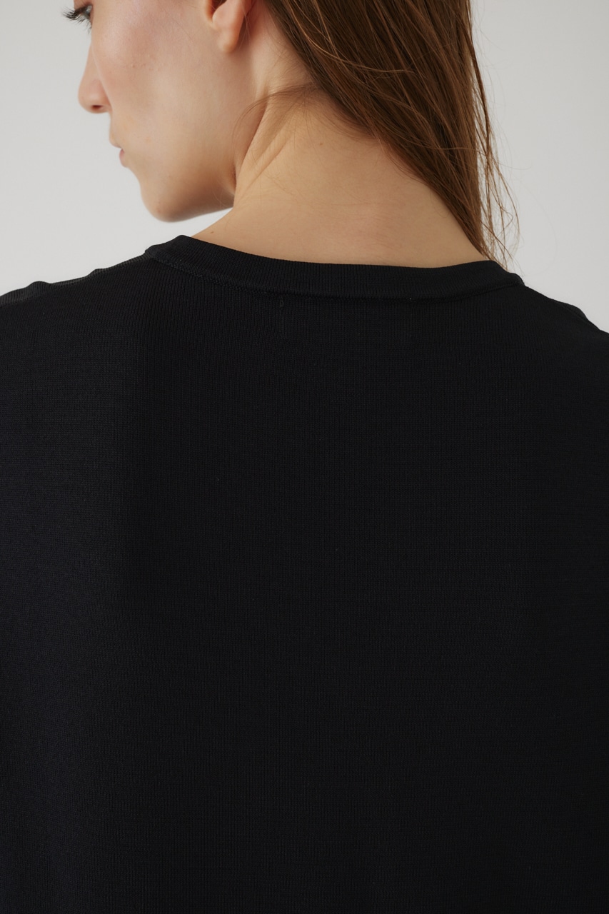 【LIMITED SALE】Fringe flare dress BLK 36