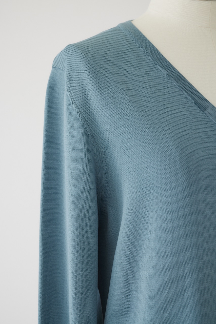 【LIMITED SALE】Fringe flare dress BLU 38