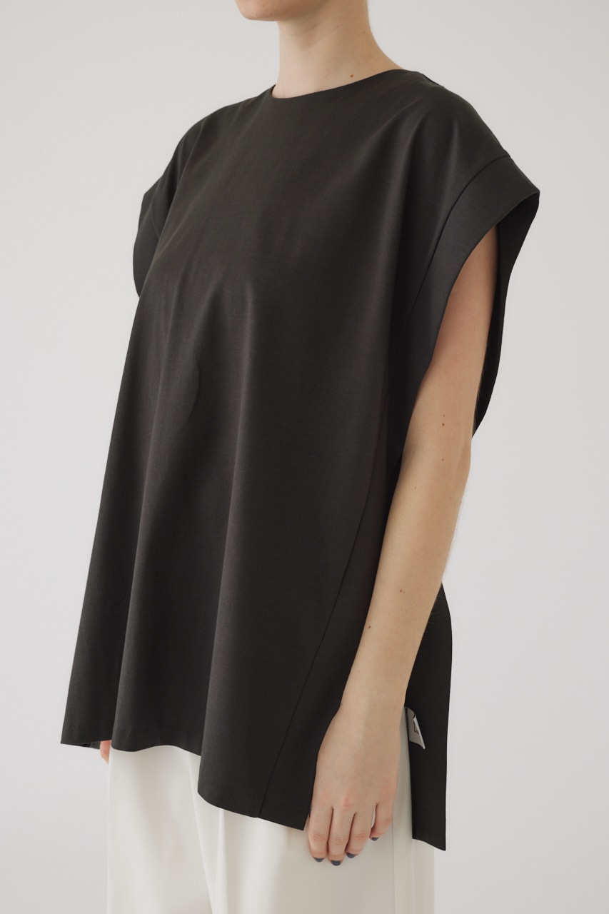 2way style big cut tops D/GRY FREE